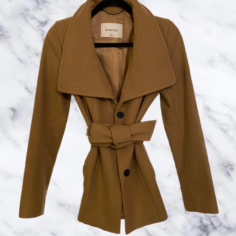 ✨Price Drop✨ Aritzia Babaton Spencer Camel Coat
